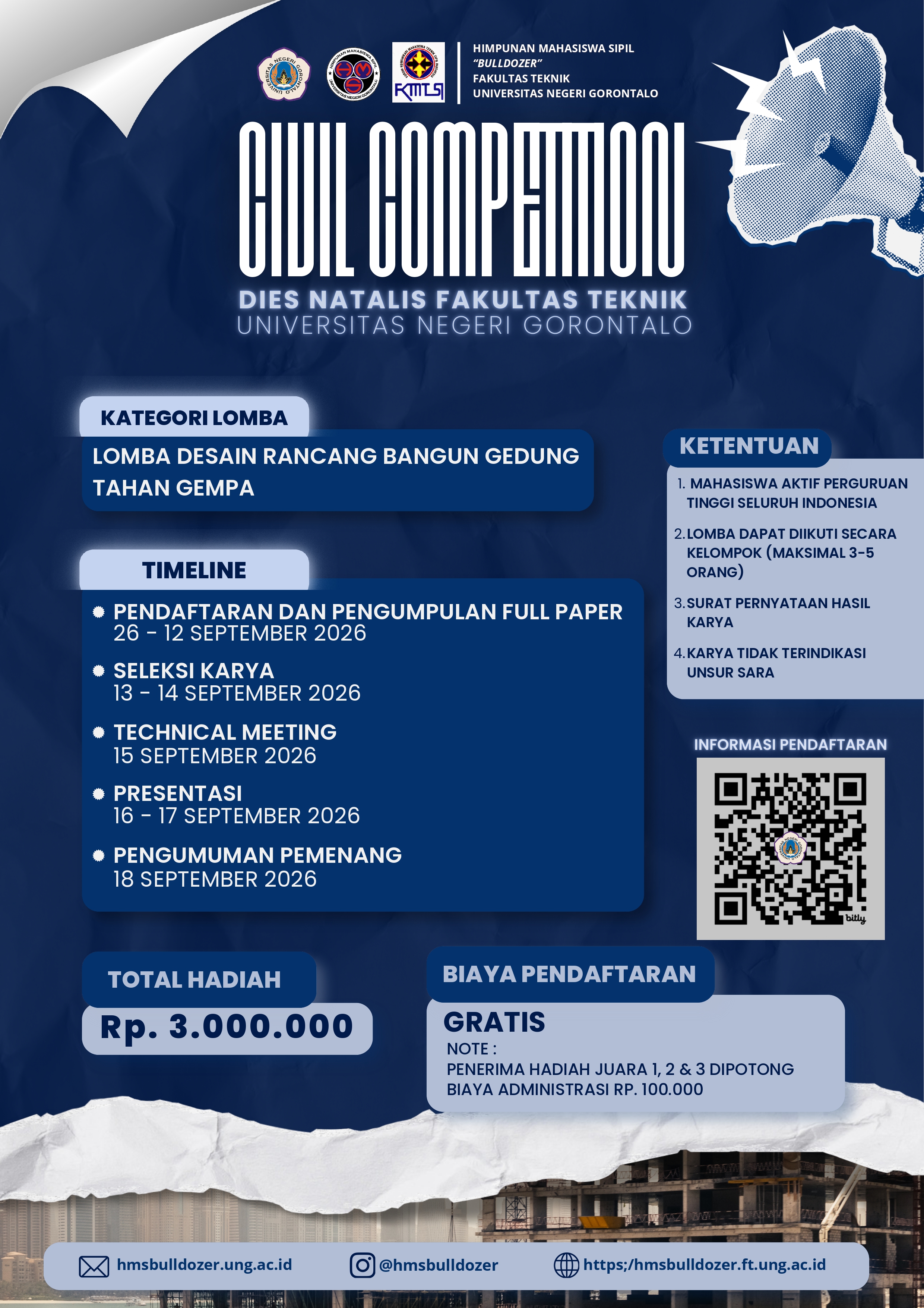 Lomba Desain Rancang Bangun Gedung Tahan Gempa